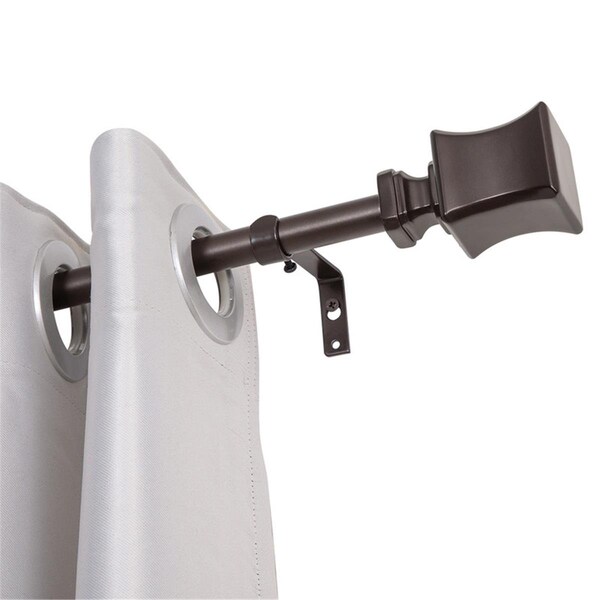 Escenografia 0.75 in. Curtain Rod for 86-120 in. Windows, Oil Rubbed Bronze ES3247337 - main